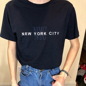 New York City Embroidered Tee